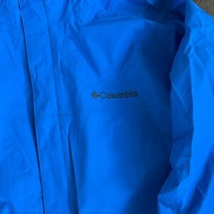 Columbia Bright Blue Waterproof Shell Jacket NWOT mens XXL